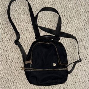 Lululemon city adventurer Black micro Backpack